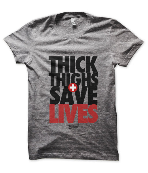 Thick Thighs Saves Lives Tee - Black